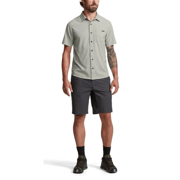 NWT Sitka Mojave SS Shirt Everyday Field Gray Grid Lightweight Men's Size Medium - Picture 3 of 12